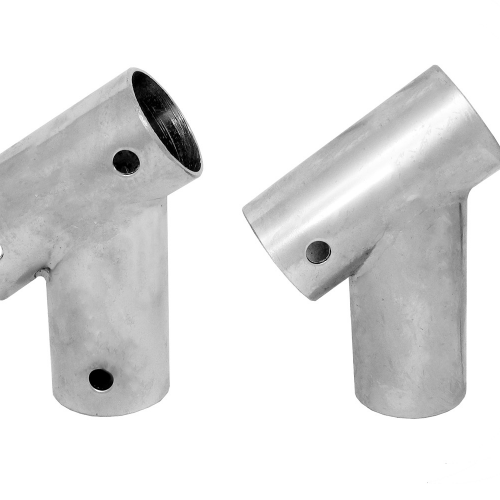 TEE INOX 60° Ø MM.22
