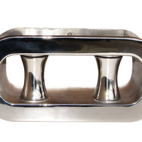 CUBIA INOX A RULLI MM.340X160X130
