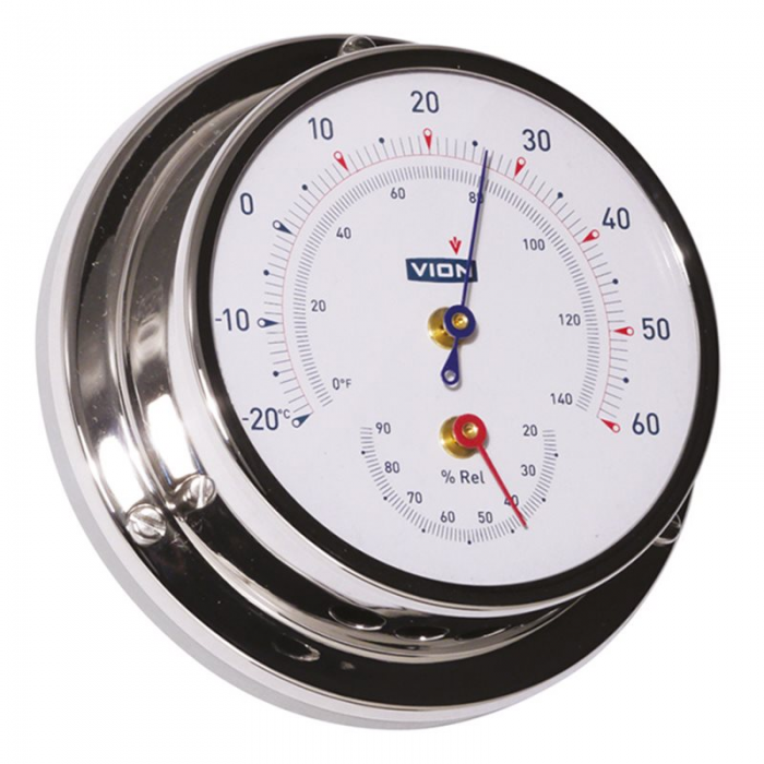 TERMOIGROMETRO INOX Ø MM.97