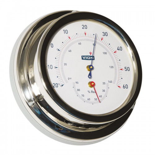TERMOIGROMETRO INOX Ø MM.127