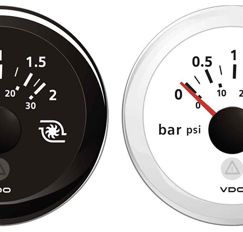 MANOMETRO TURBO 2 BAR BIANCO