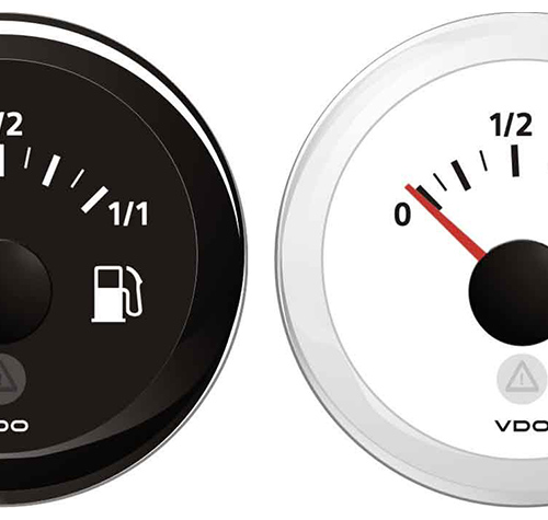 INDICAT. CARBURANTE BIANCO 12/24V