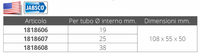 VALVOLA DI NON RITORNO Ø MM.25