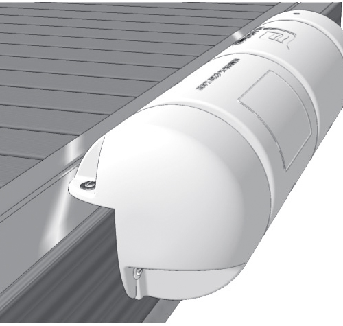 BUMPER DRITTO BIANCO Ø CM.18 X 40