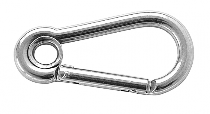 MOSCHET. INOX C/OCCHIO Ø MM.10X100
