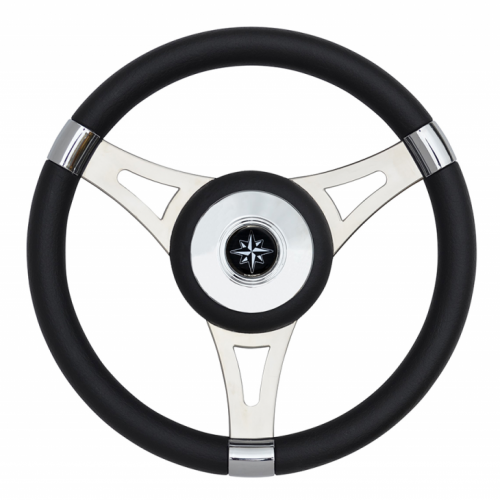 RUOTA TIMONE T29 NERO Ø MM.350
