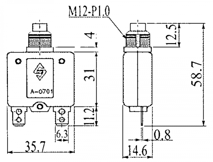 DISGIUNTORE 30 AMP.