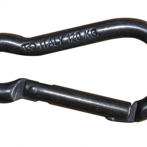 MOSCHETTONE INOX 316 NERO 5x50
