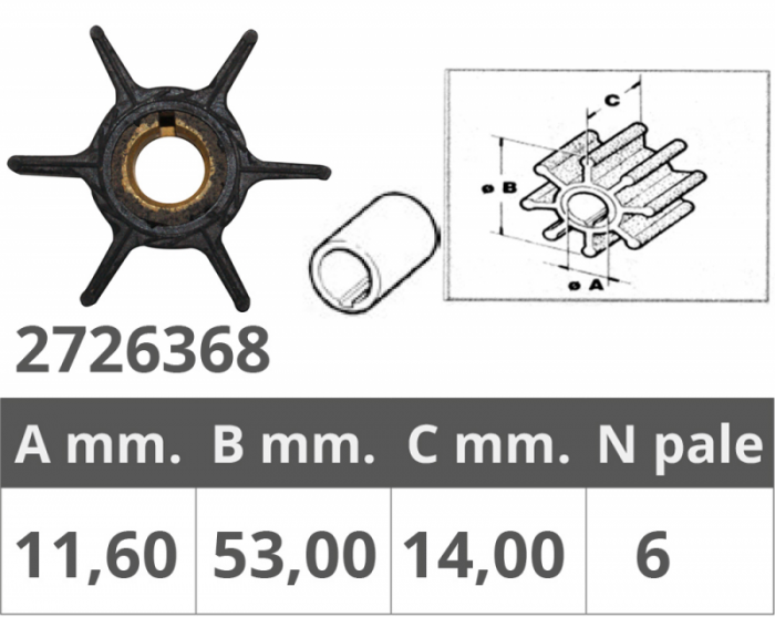 GIRANTE YAMAHA/SELVA 4T 6-8 HP