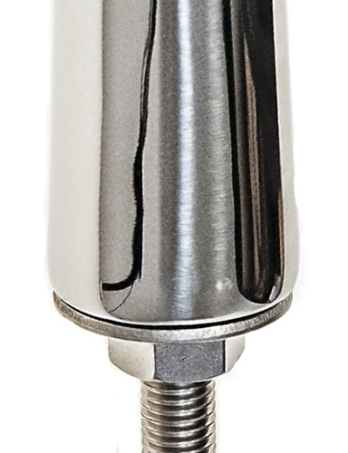 BASE INOX 90° Ø MM.25