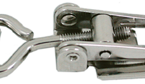 CHIUSURA INOX REGOLABILE MM. 155