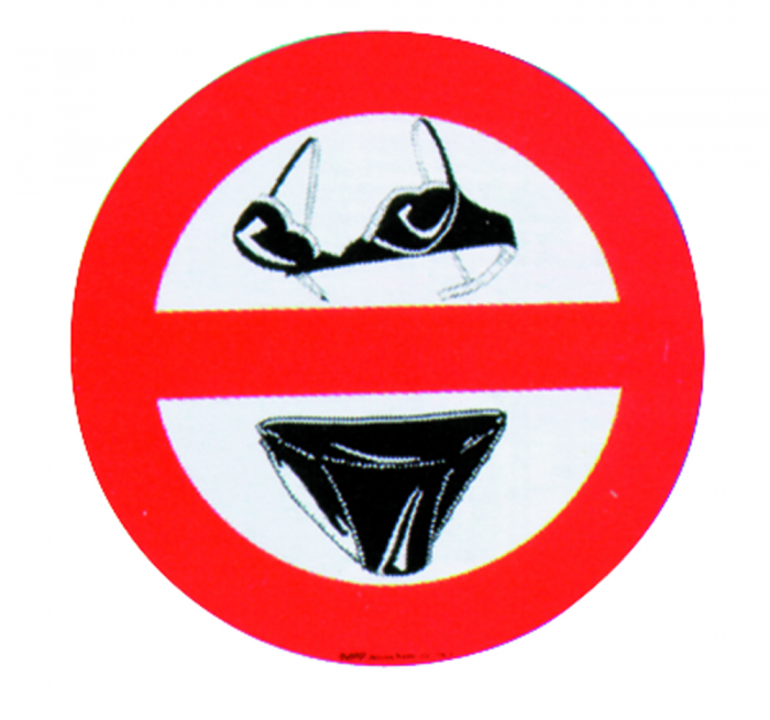 DIVIETO SLIP-REGGISENO
