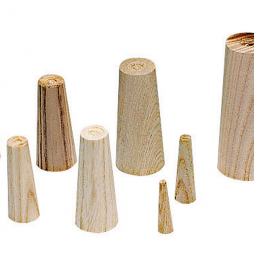 SET 9 CONI IN LEGNO