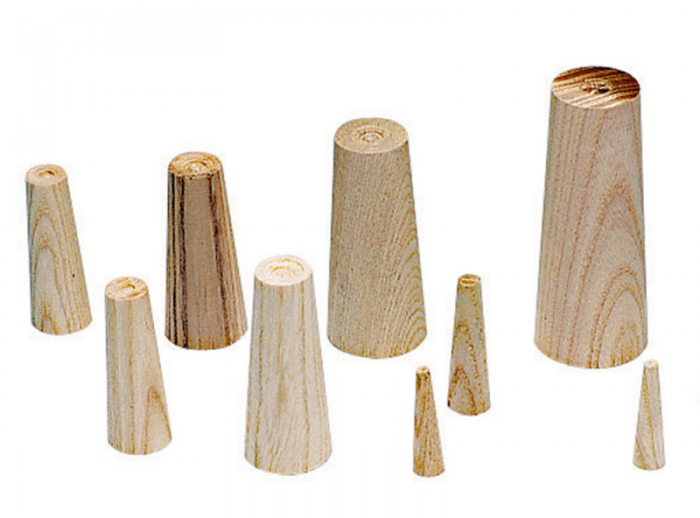 SET 9 CONI IN LEGNO