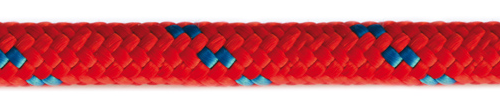 TRECCIA POLIPROPILENE Ø MM.6 ROSSA