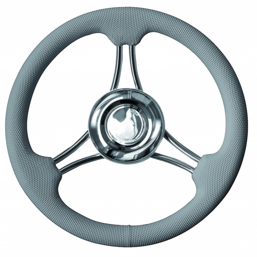 RUOTA TIMONE T22 GRIGIO Ø MM.350
