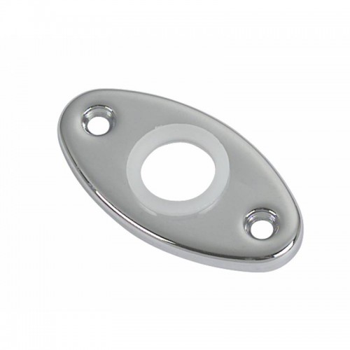 BOCCHETTA OTTONE CROMATO OVALE