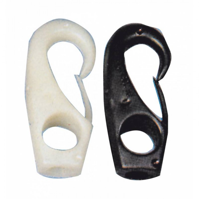 MOSCHETTONE NYLON BIANCO Ø MM.8