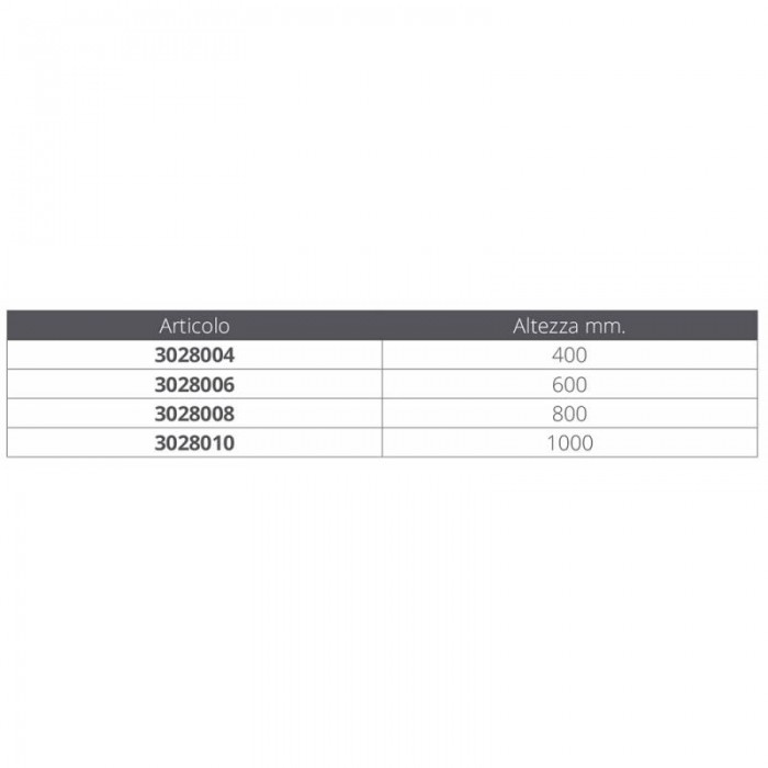 TACCO PER CHIGLIA MM.800