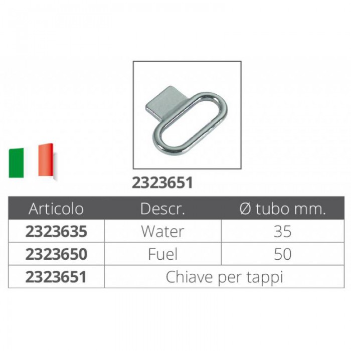 CHIAVE PER TAPPO