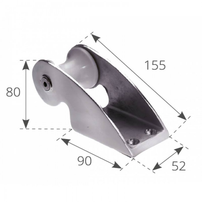 MUSONE DI PRUA INOX