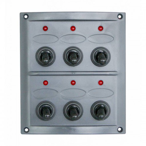 PANNELLO ELETTRICO 6 INTERRUTTORI