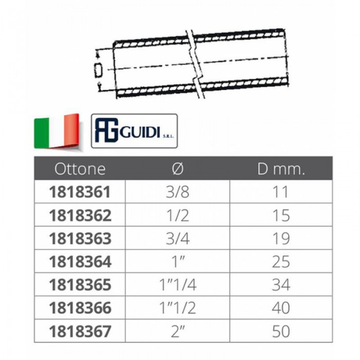 TUBO FILETTATO DA 1/2'