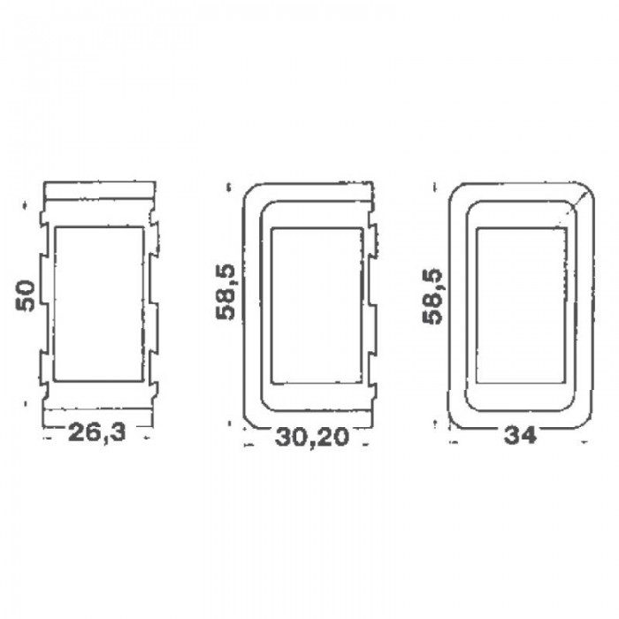 CORNICE INTERRUTTORE