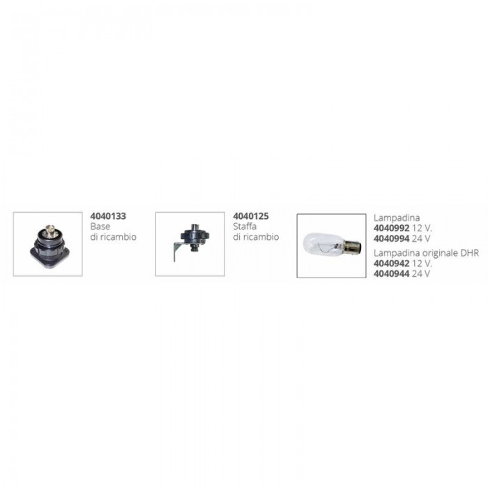 FANALE BIANCO PRUA SERIE 35