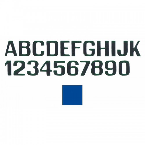 LETTERE E NUMERI  AZZURROMM.150