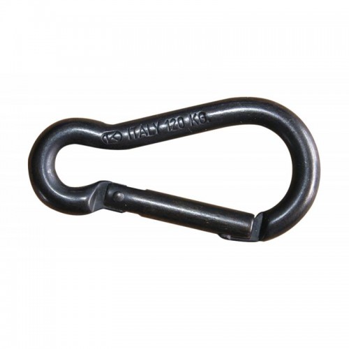 MOSCHETTONE INOX 316 NERO 11X120