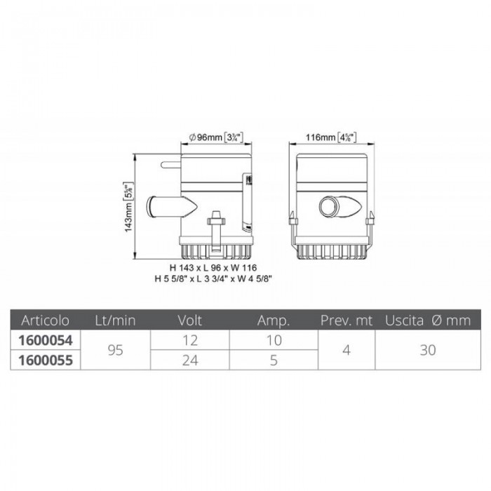 POMPA UP 1500 24V