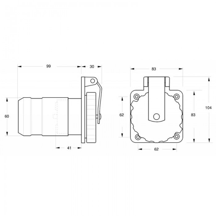 SPINA INOX 50 AMP.