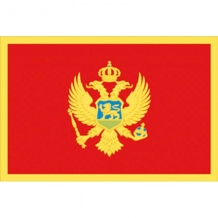 BANDIERA MONTENEGRO CM.30X45