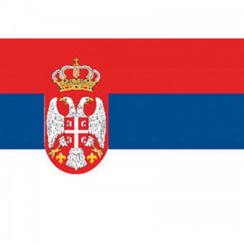 BANDIERA SERBIA CM.30X45