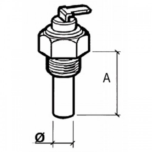 SENSORE TEMPERATURA OLIO 1/2 x14NPT