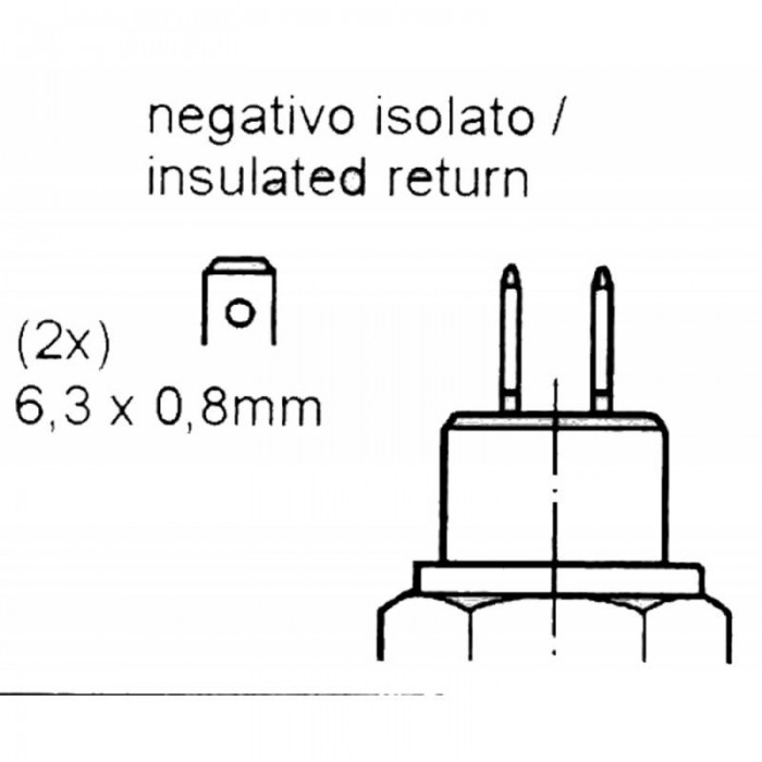 SENSORE TEMP. ACQUA D 3/8 x18NPTF