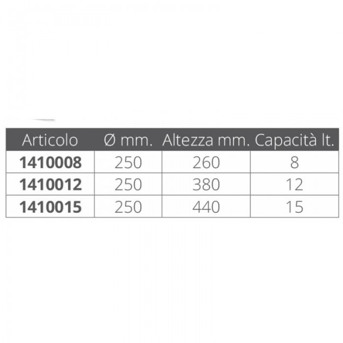 CONTENITORE LT. 15