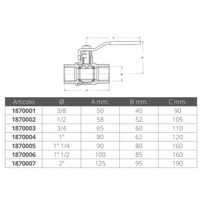 VALVOLA INOX 2'