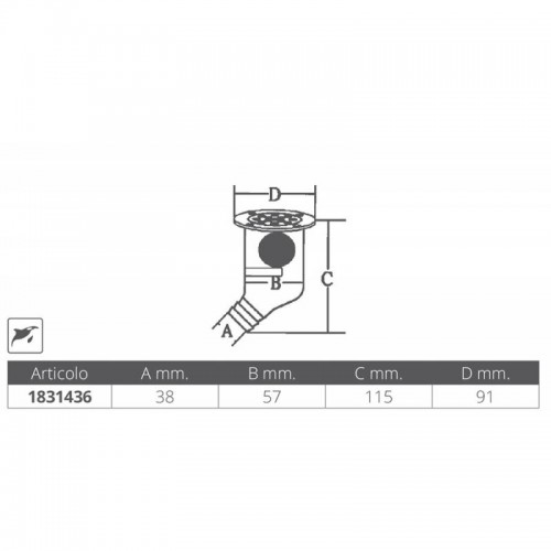 SCARICO INOX PER DOCCIA