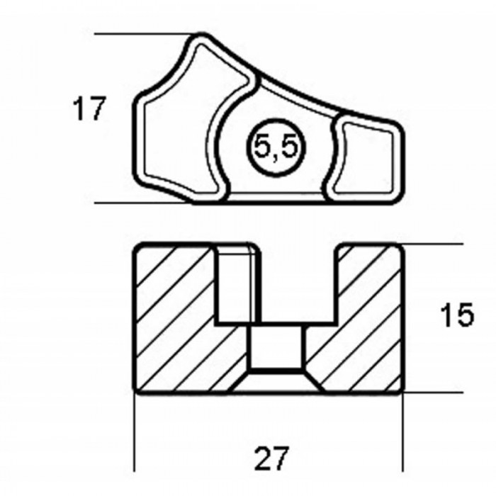 PIASTRINA YAMAHA 682-11325-00